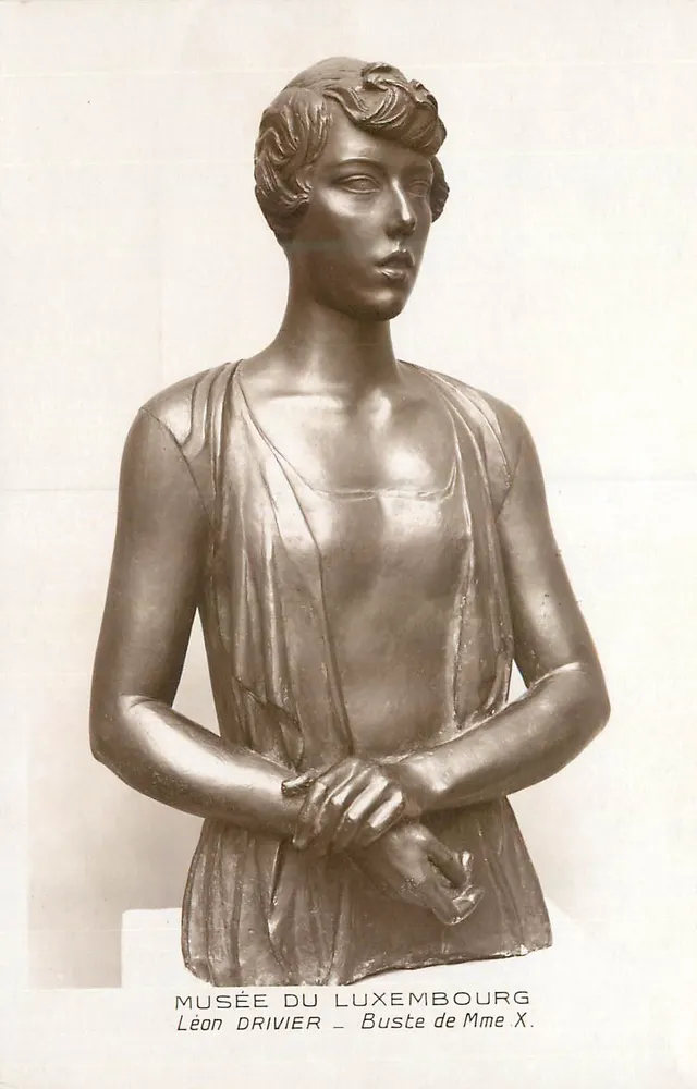 Busto di Mme X — Museo del Luxembourg — Léon Drivier - Recto
