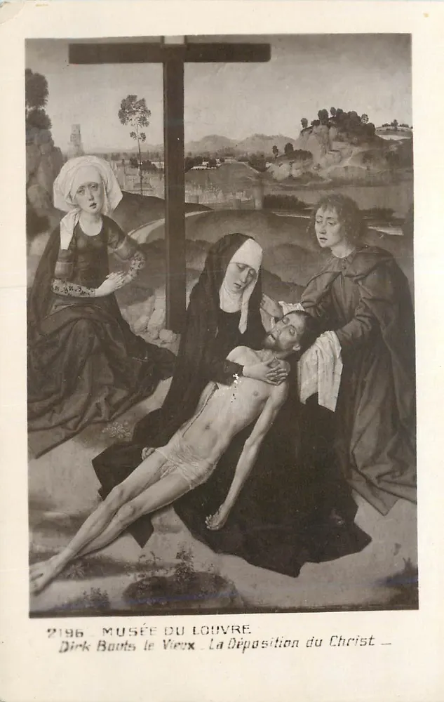 The Deposition of Christ — Dirk Bouts the Elder — Musée du Louvre - Front