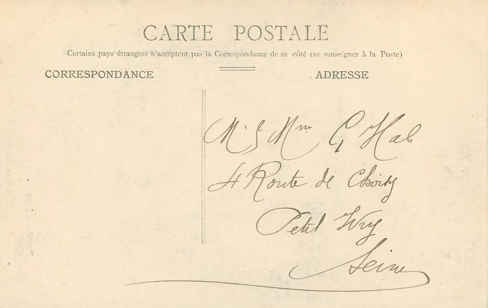 Lago Daumesnil, o Templo Grego — Paris — editor C. Leaugette, n°33 - Verso