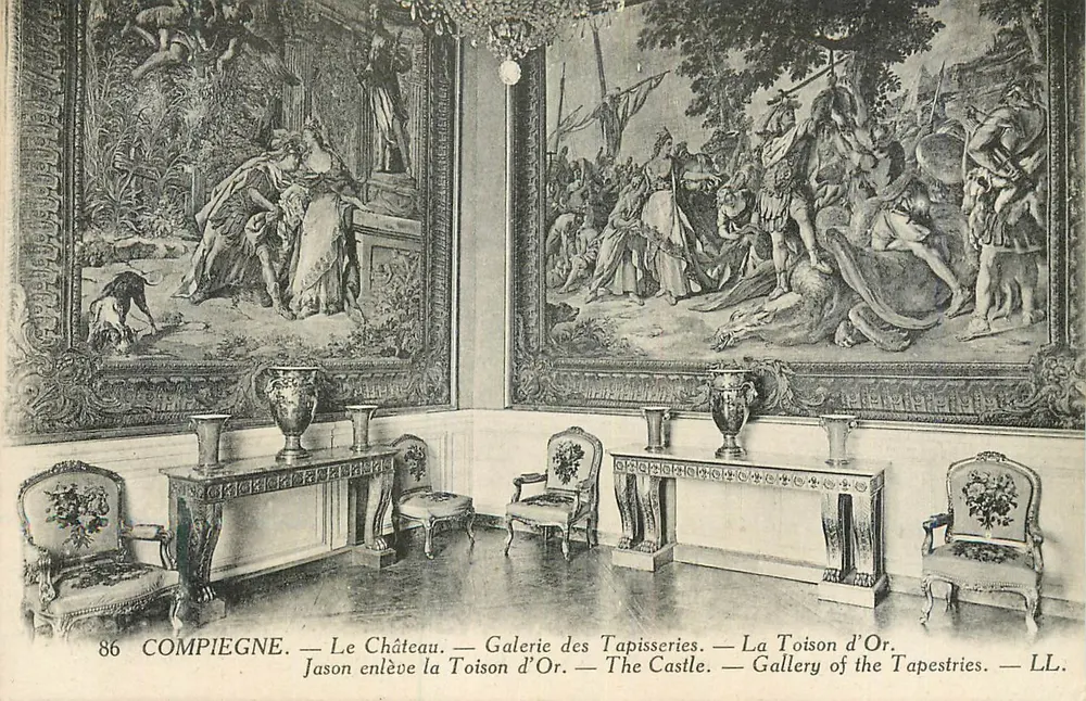 Compiegne — Das Schloss — Galerie der Teppiche — Das Goldene Lamm — LL. 86 - Vorderseite