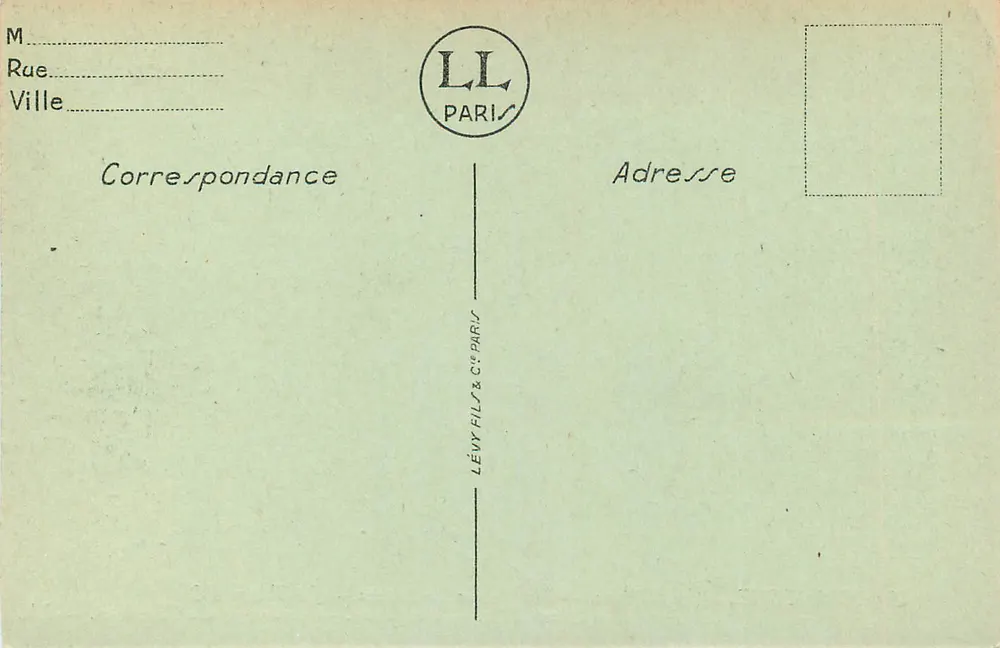 Compiegne — Das Schloss — Galerie der Teppiche — Das Goldene Lamm — LL. 86 - Rückseite