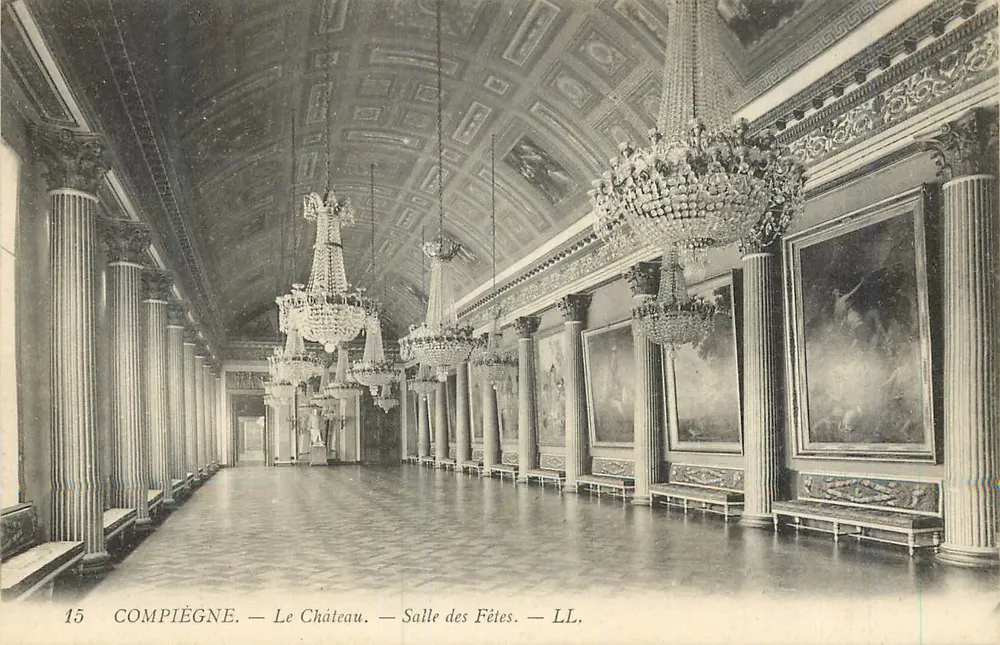 Compiègne — Il Castello — Sala delle Feste — LL. — N° 15 - Recto
