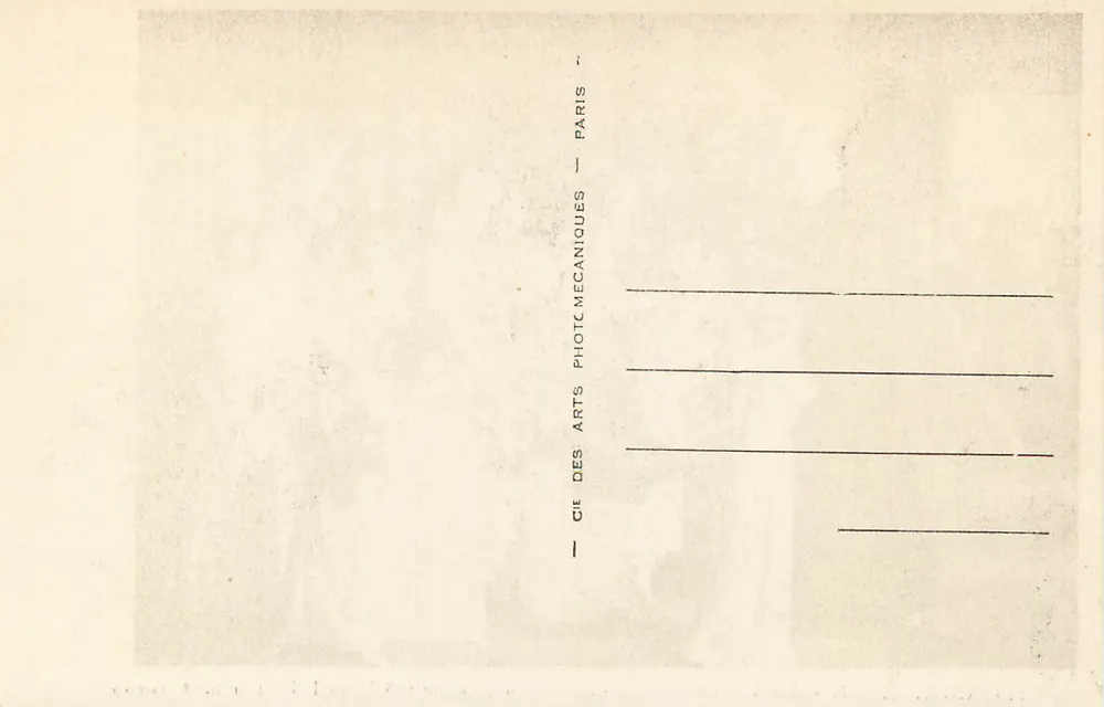 Compiègne - Ankunft von Marie-Louise in Compiègne (28. März 1810) von Mme Auzou - Rückseite