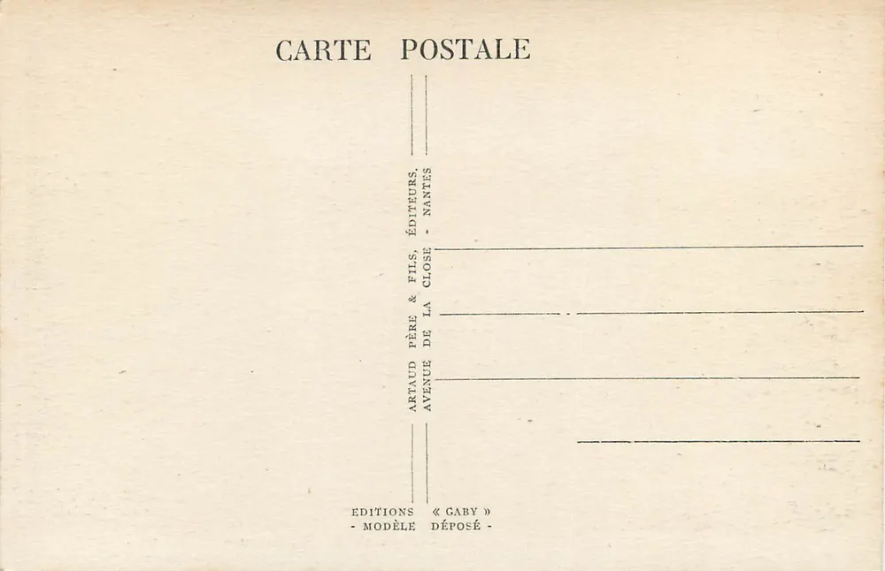 Le Mans (Sarthe) - Place de la République — Editor Gaby, n°49 - Verso
