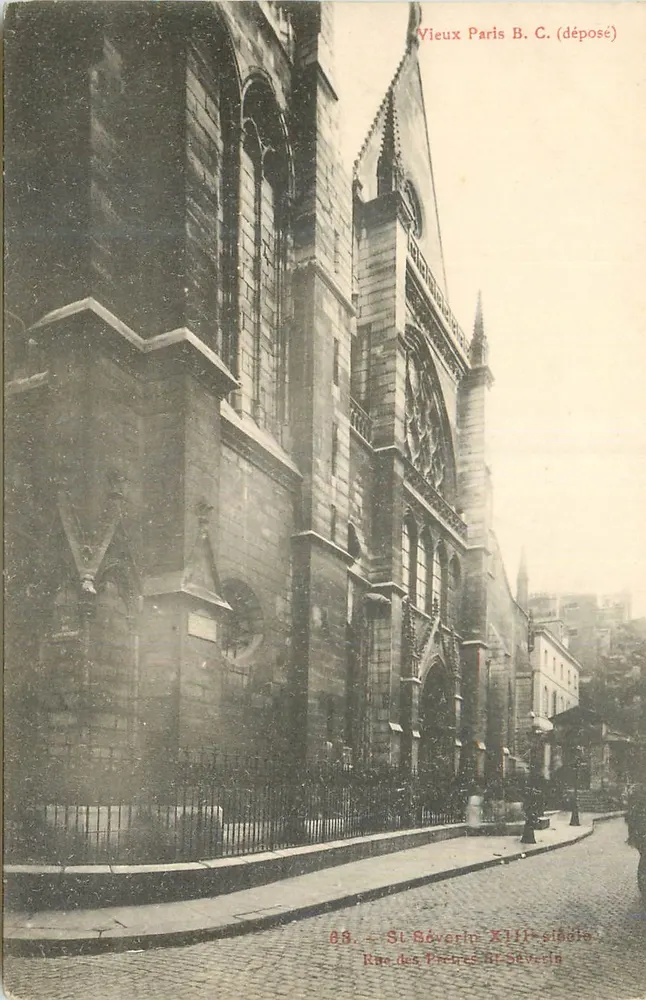 Igreja de Saint-Séverin — Século XIII — Vieux Paris B.C. (depositado) - Frente