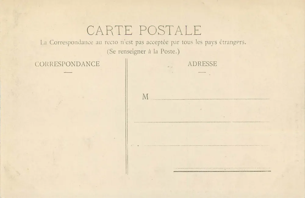 Arcachon - O Casino Mauresque — editor J. Pint (depositado), n° 10 - Verso