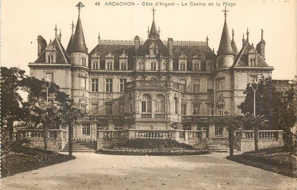 Arcachon - Côte d'Argent - Le Casino de la Plage - Recto
