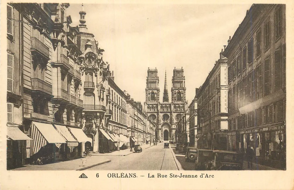Orléans — Rue Ste-Jeanne d'Arc — publisher Des Arts Photomécaniques, Strasbourg - Front