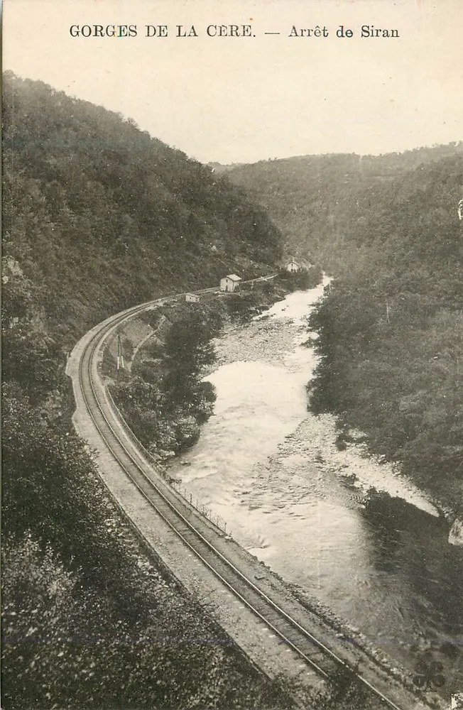 Gorges da Cère — Parada de Siran - Frente