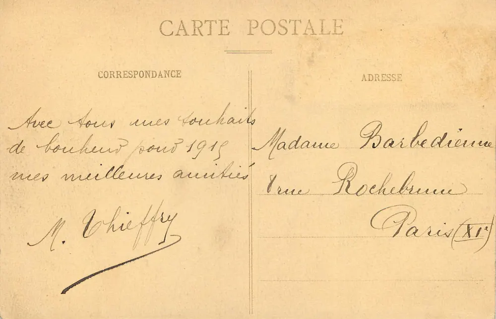 Reims — A Catedral — V. T. - Verso