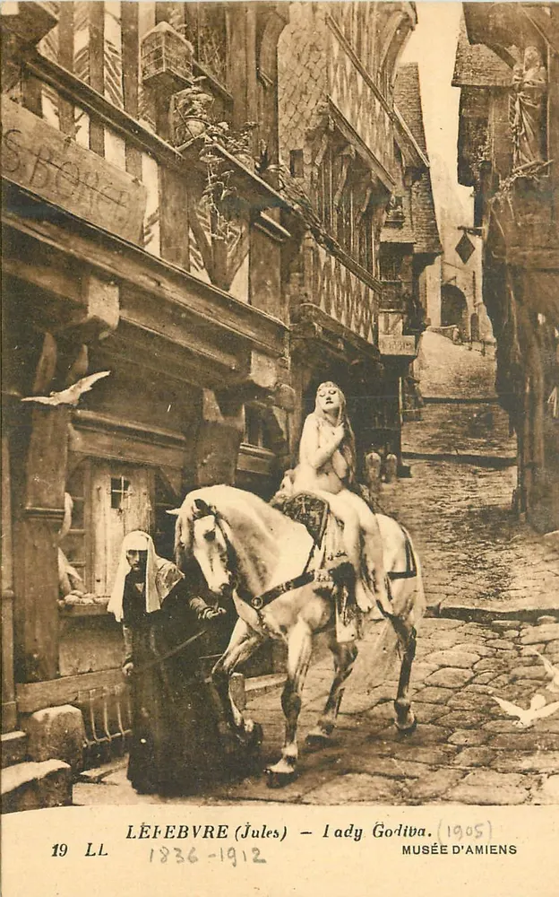 Lady Godiva — Lélebvre (Jules) — Museu de Amiens (1905) - Frente