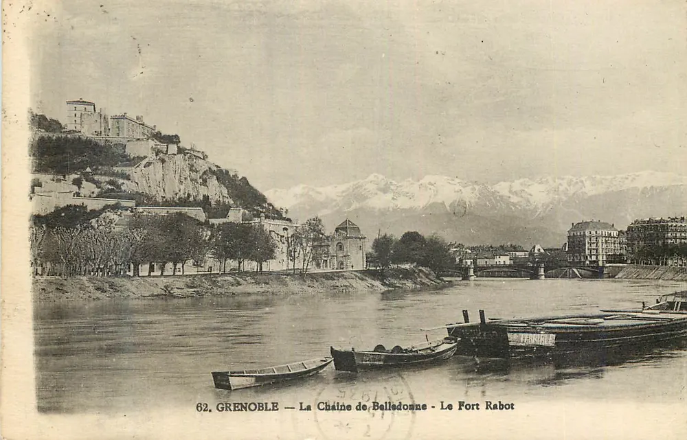 Grenoble — La Chaîne de Balledonne - Le Fort Rabot - Recto