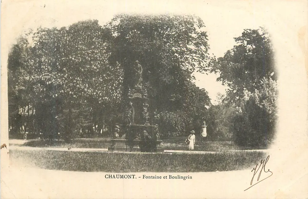 Chaumont — Fontaine et Boulingrin — éditeur inconnu - Recto