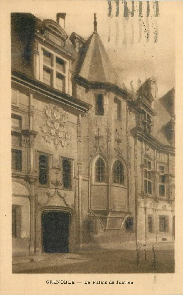 Grenoble — Pałac Sądowy — Cliché Oddoux, nr 578 - Awers