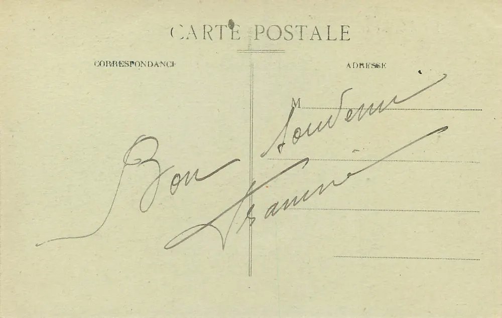 Le Cantal Pittolesque — Auf den Hängen des Griou — Unbekannter Verlag, Nr. 1325 - Rückseite