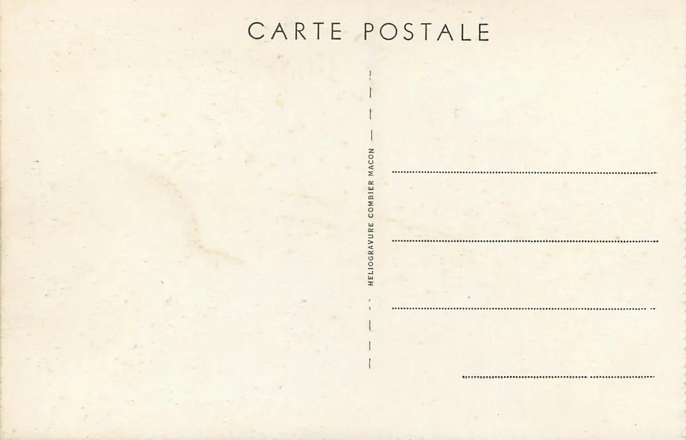 Saint-Point — Château de Lamartine — Cabinet de travail du poète - Rückseite