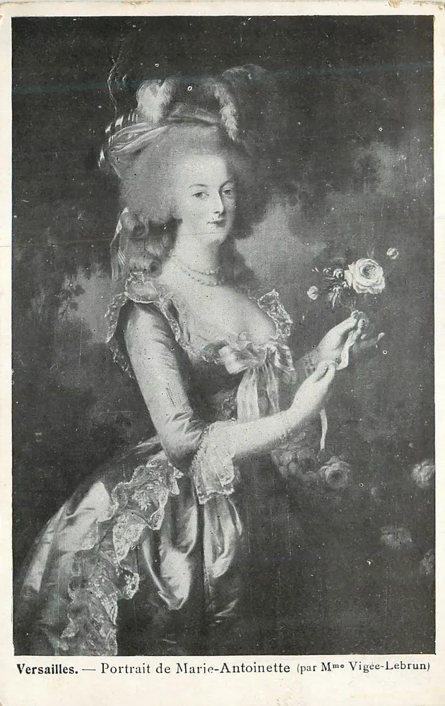 Versailles — Portrait von Marie-Antoinette (von Madame Vigée-Lebrun) - Vorderseite