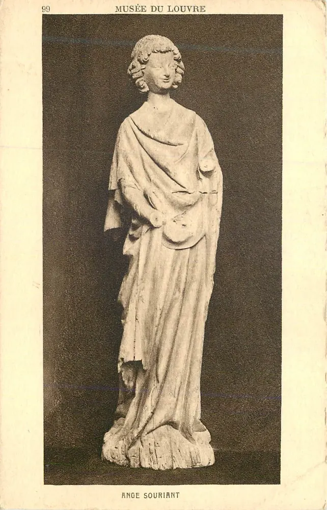 Anjo sorridente — Museu do Louvre — Braun & Cie, Paris - Frente