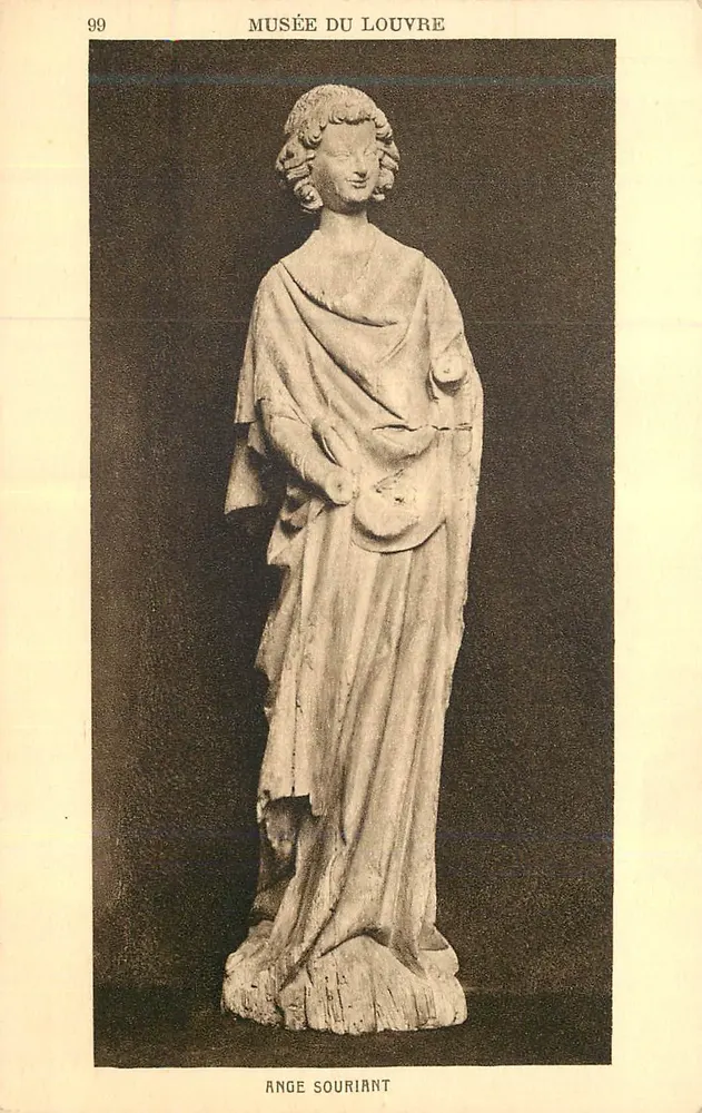 Anjo sorridente — Museu do Louvre — Braun & Cie, Paris - Frente