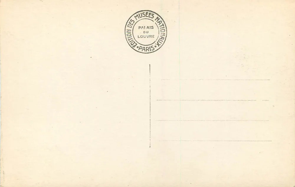 A Dupla Recompensa do Mérito — Museu de Blérancourt — Edição dos Museus Nacionais, Paris - Verso