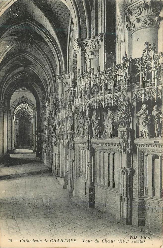 Cathédrale de CHARTRES — Tour du Chœur (XVIe siècle) — ND Phot. - Recto