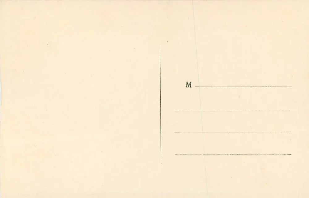 Palais de FONTAINEBLEAU — Cabinet de l'Abdication — n°23 - Verso