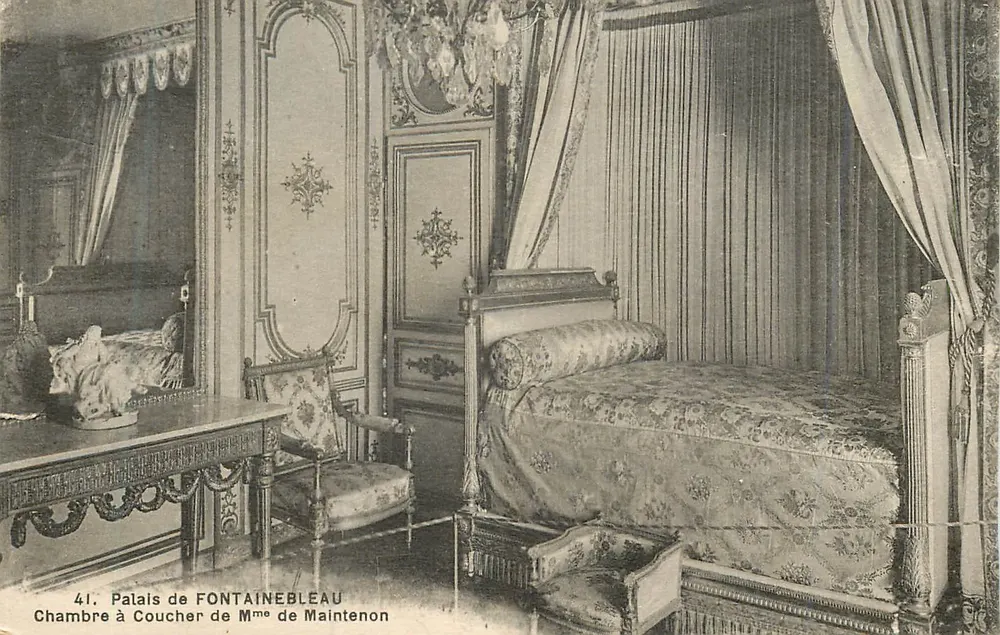 Zimmer im Schloss Fontainebleau — Zimmer der Madame de Maintenon — n°41 - Vorderseite