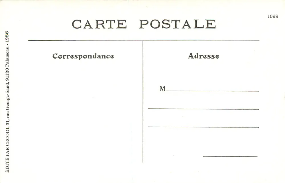 St-Étienne — Um Ofício de Ferreiros — Edit. Johanna Merlat - Verso