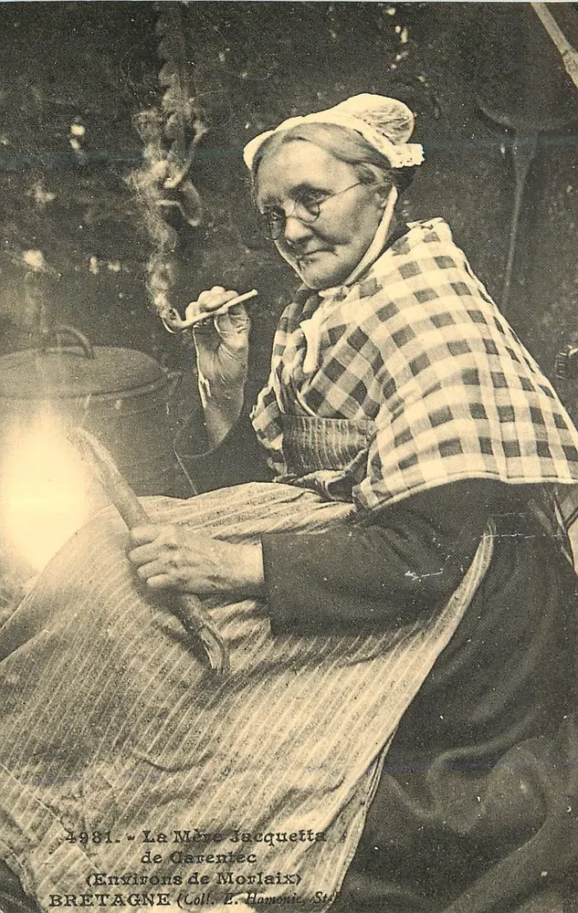 A Senhora Jacquetta — Regiões de Morlaix — Coleção L. Homonic, Stt. - Frente