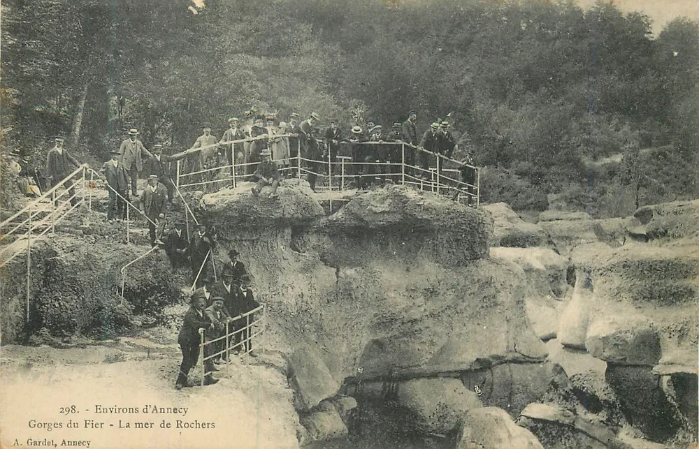Gorges du Fier - Meer der Felsen — Umgebung von Annecy — A. Gardet, Annecy - Vorderseite