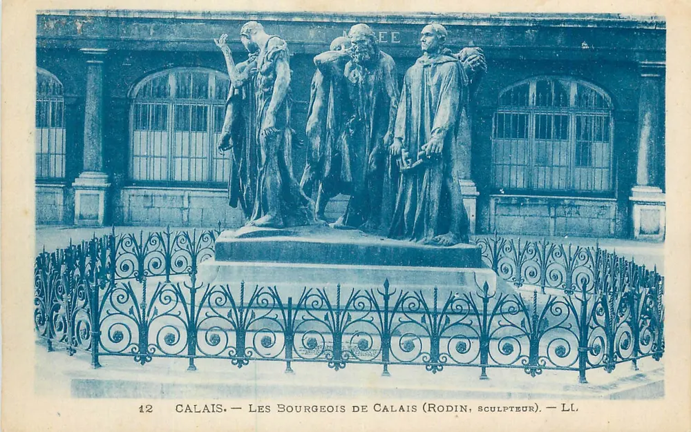 Calais — Les Bourgeois de Calais (Rodin, sculpteur) — LL. - Recto