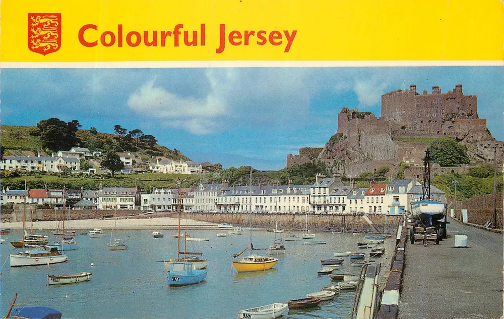 Castello di Mont Orgueil — Jersey — editore Jarrold & Sons Ltd, Norwich, n°216 - Recto
