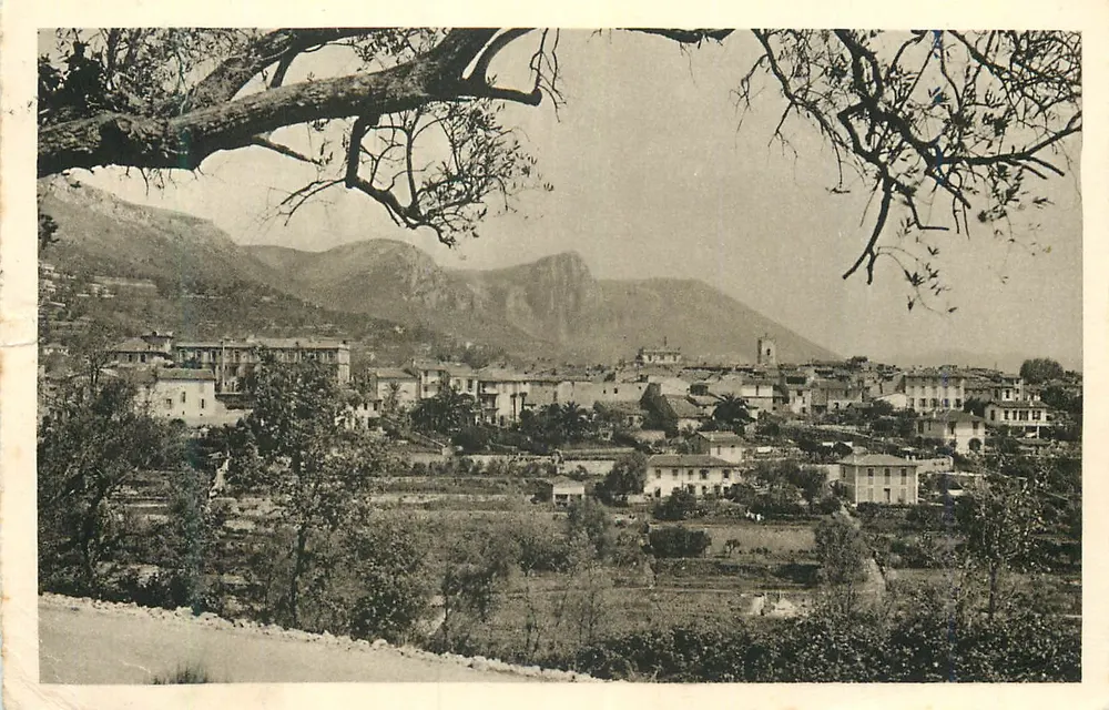 Vence-la-Jolie — Vista geral com os Baous — Braun & Cie, Mulhouse-Dornach - Frente