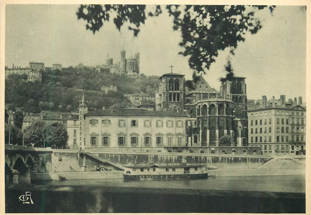 Lyon, Saint-Jean e o antigo Arcebispo — Edição G.-L. Arlaud, n° 990 - Frente