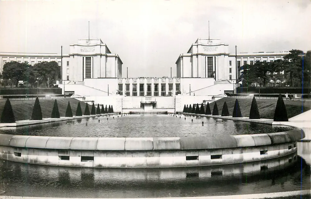 Paris - O Palácio de Chaillot — Éditions Paris - Photo Véritable - Frente