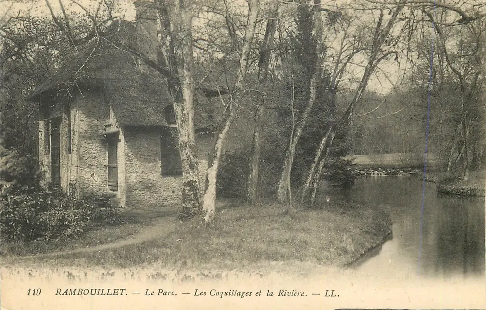 Rambouillet — Der Park. — Die Schalen und der Fluss — LL. — Nr. 119 - Vorderseite