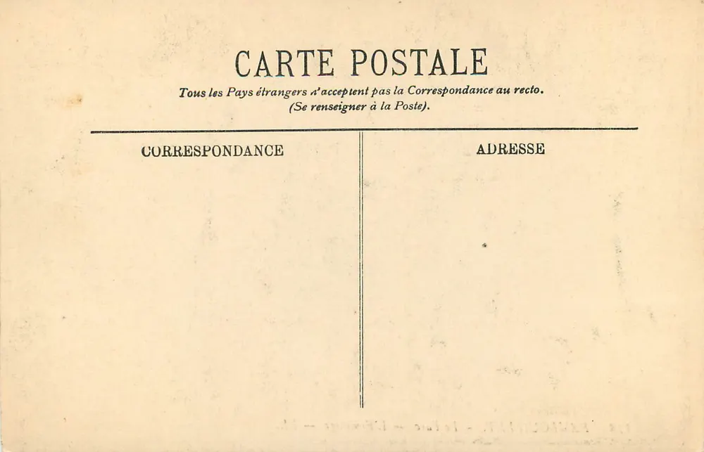 Rambouillet — O Parque — A Ermitagem — LL. — n°118 - Verso
