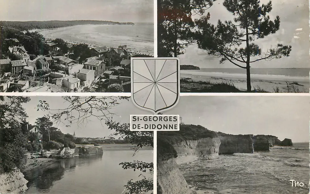 Saint-Georges-de-Didonne — Allgemeiner Blick, Suzac-Strand, Klippe, Suzac-Punkt — Tito - Vorderseite