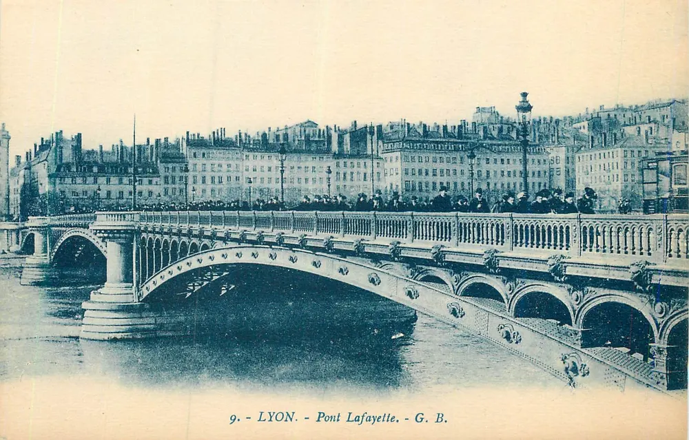 LYON - Ponte Lafayette - G. B. - Frente