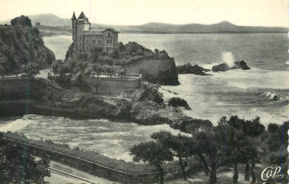 Biarritz — Villa Belza et Port-Vieux — Cie des Arts Photomécaniques - Recto
