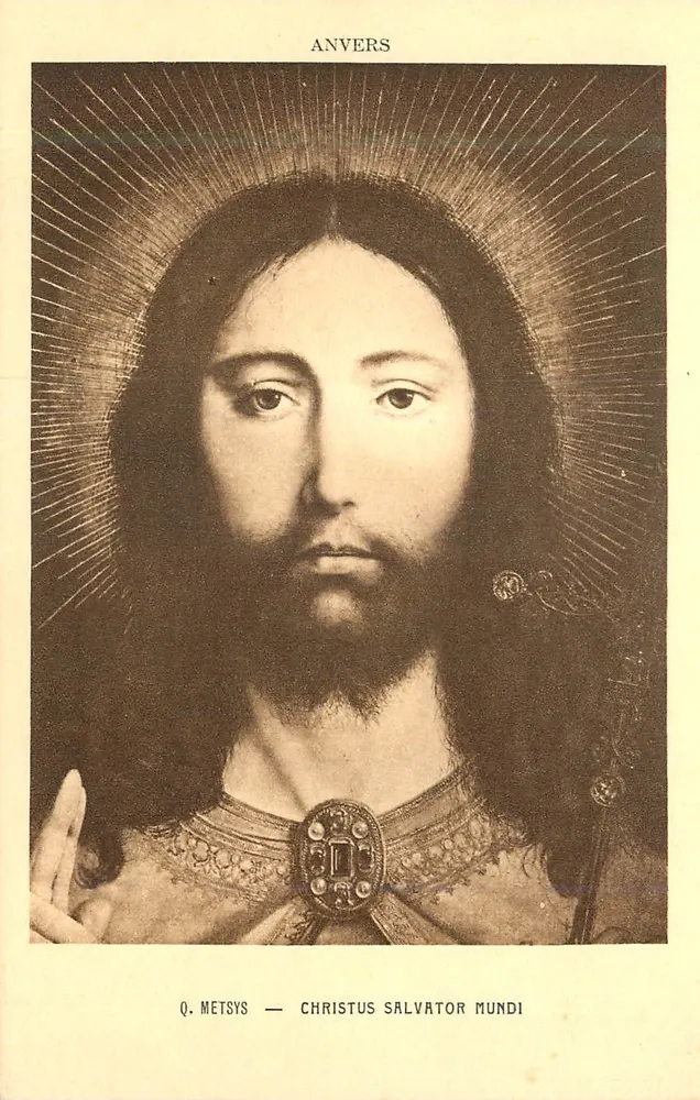 Anvers — Q. Metsys — Christus Salvator Mundi - Recto