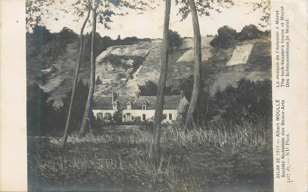 Haus des Schleusenwärter in Moret — Salon de 1911 — Société Nationale des Beaux-Arts - Vorderseite