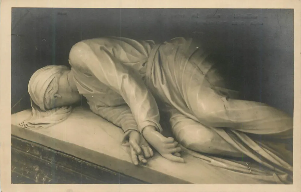 Basilika von Saint Cecile — Statue der Heiligen (besondere) — Art Editions Roma - Vorderseite