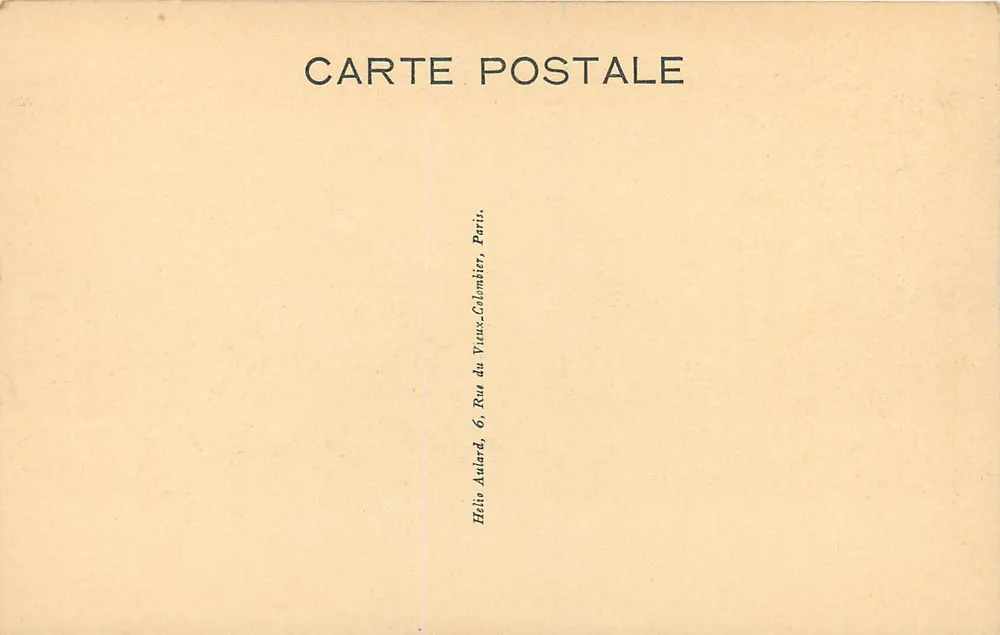 Matarieh — Fresko der Flucht nach Ägypten — Hélio Postale - Rückseite