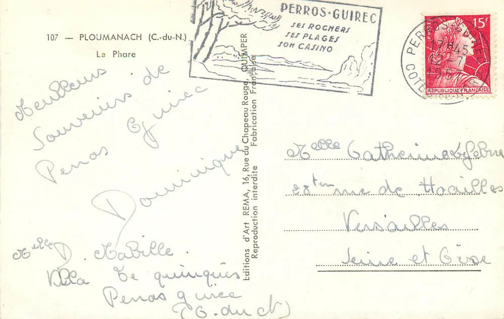 O Farol de Ploumanach — Perros-Guirec (C.-du-N.) — Réma - Verso