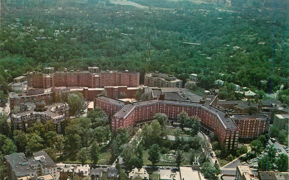 Sheraton-Park Hotel & Motor Inn — Washington, D.C. — Veröffentlicht von International Hotel Supply Co., Boston, Mass. - Vorderseite