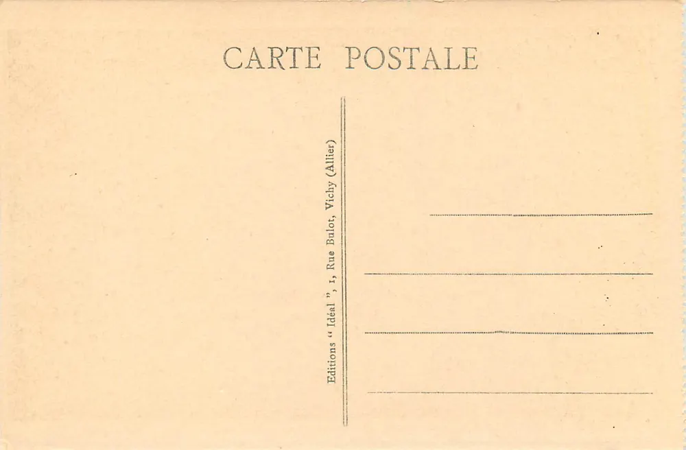 Le Puy — O Cloître — detalhes arquitetônicos e capiteis romanos — Éditions Idéal - Verso
