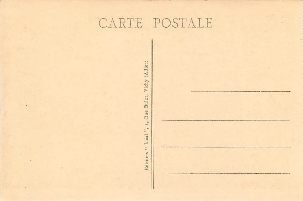 Le Puy - O Claustro - Capitais de estilos diversos e Cornija representando os pecados capitais (século IX) — A Alta Loire Pitoresca — Editora Idéalo - Verso