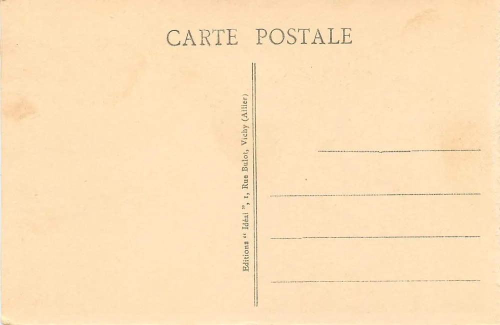 Le Puy - Der Cloister - Archaischer Kapitell (8. Jahrhundert) — Die pittoreske Hohe Loire — Verlag Idéal - Rückseite