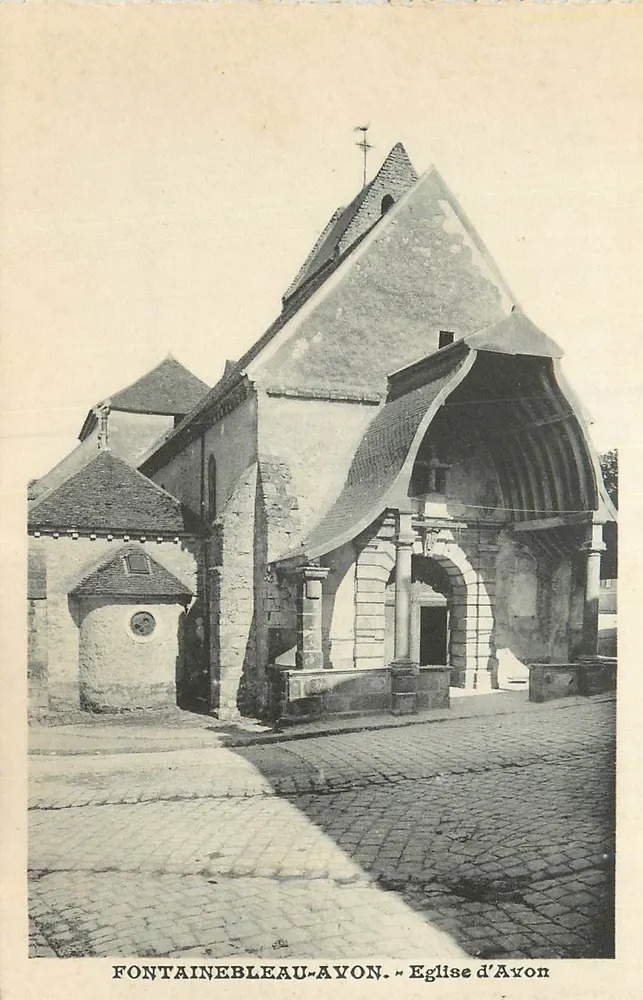 Fontainebleau-Avon — Igreja de Avon — Editor não identificado - Frente